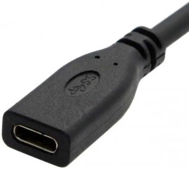 Alt view image 2 of 5 - CHENYANG USB-C USB 3.1 Type C Male to Female Extension Data Cable for Laptop & Macbook Tablet Mobile Phone 1m UC-218-BK-1.0M