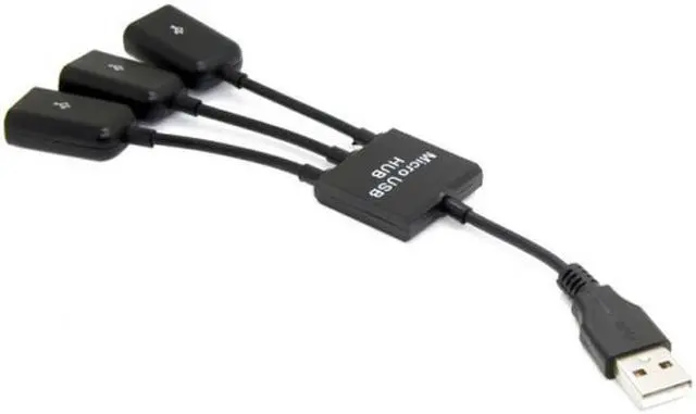 Alt view image 5 of 6 - Chenyang USB 2.0 to 3 Ports Hub Cable Bus power For Laptop Macbook Notebook PC & Mouse & Flash Disk