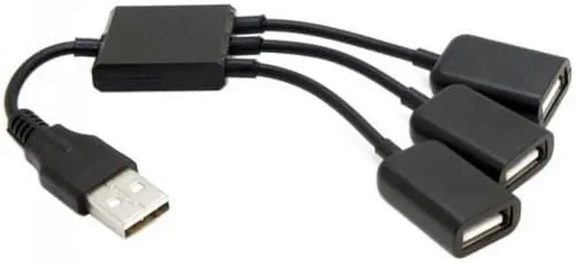 Alt view image 4 of 6 - Chenyang USB 2.0 to 3 Ports Hub Cable Bus power For Laptop Macbook Notebook PC & Mouse & Flash Disk