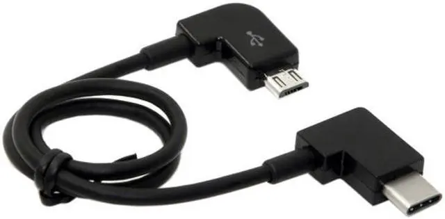 Alt view image 5 of 6 - Chenyang Remote Controller Data Cable Type-C to Micro USB for DJI Mavic Pro Platinum Mavic Pro RC Accessories