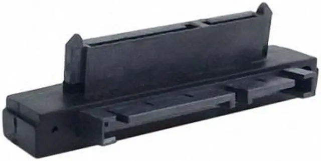 Alt view image 2 of 3 - Jimier 90 Degree Down Angled SATA 22Pin 7+15 Male to SATA 22P Female Extension Convertor Adapter SA-121-DN