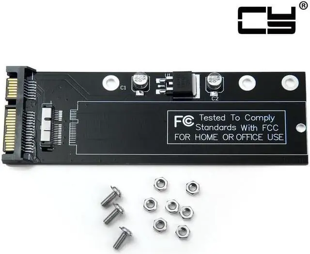 Alt view image 2 of 8 - CHENYANG  PCBA 12+6pin SSD HDD to SATA 22Pin Hard Disk Cartridge Drive for Apple 2010 2011 Macbook Air A1369 A1370 SSD