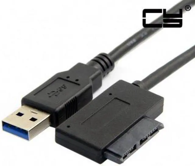 Main image of CHENYANG USB 3.0 to 7+6 13pin Slimline Sata Adapter Cable for Laptop Cd DVD Rom Optical Drive