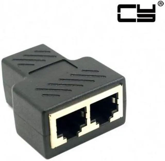 Main image of CHENYANG  STP UTP Cat6 RJ45 8P8C Plug To Dual RJ45 Splitter Network Ethernet Patch Cord Adapter