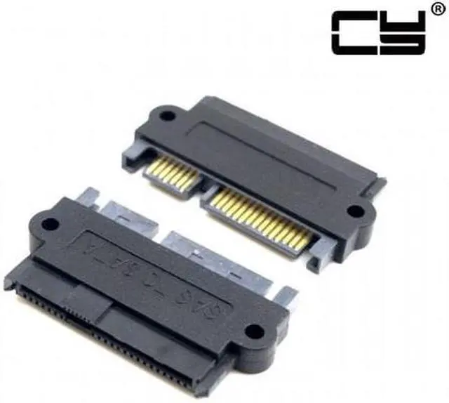 Main image of CHENYANG  SFF-8482 SAS 22 Pin to 7 Pin + 15 Pin SATA Hard Disk Drive Raid Adapter with 15 Pin Power Port