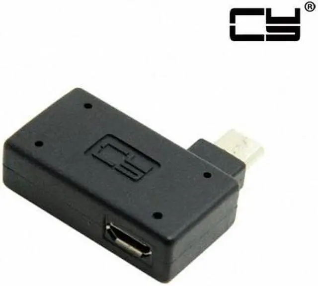 Main image of CHENYANG 90 Degree Right Angled Micro USB 2.0 OTG Host Adapter with USB Power for Galaxy S3 S4 S5 Note2 Note3 Cell Phone & Tablet