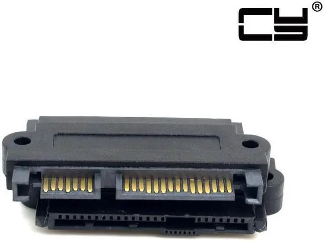Alt view image 2 of 7 - CHENYANG  SFF-8482 SAS 22 Pin to 7 Pin + 15 Pin SATA Hard Disk Drive Raid Adapter with 15 Pin Power Port
