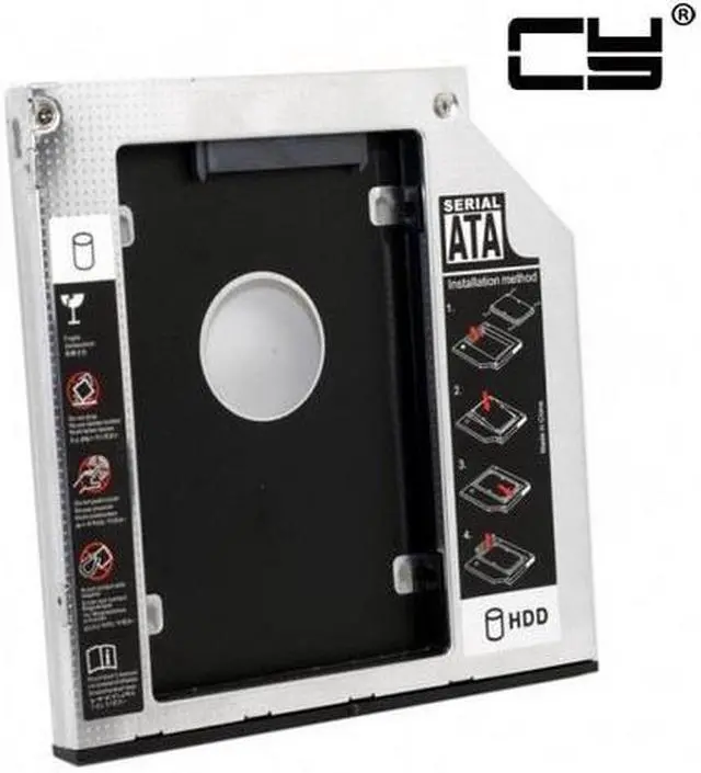 Main image of CHENYANG  SATA 22pin HDD HD Hard Disk Drive Caddy Case for 12.7mm Universal Laptop CD / DVD-ROM Optical Bay