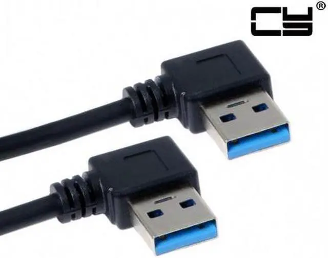Main image of Chenyang USB 3.0 Type-A 90 Degree Right Angled to Right Angled Data Cable for Hard Disk Computer