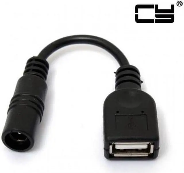 Main image of CHENYANG  5V USB Female to DC Power Jack 5.5 2.1mm Charge Adpter Cable for Cell Phone & Tablet