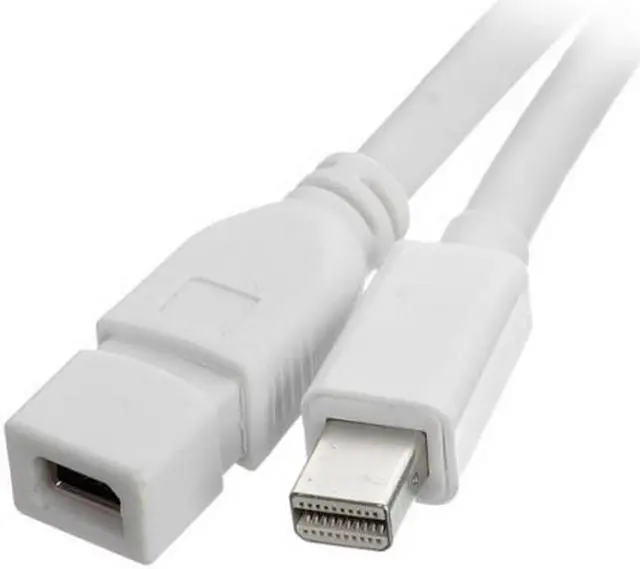 Alt view image 4 of 4 - FVH 6ft Mini DisplayPort Male to Mini DP DisplayPort Female Extension Cable 1.8m DP-019-1.8M