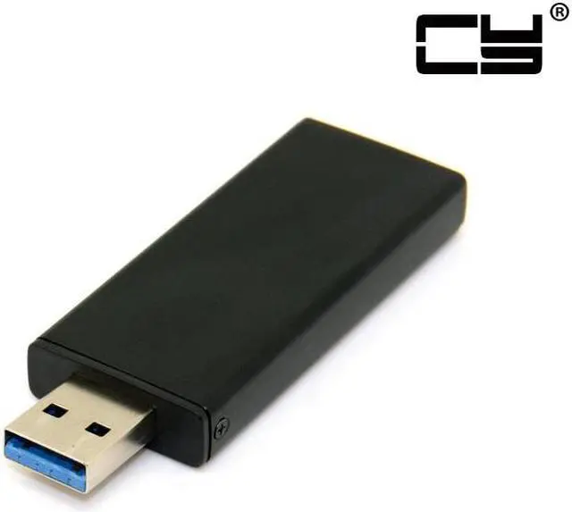 Main image of CHENYANG 42mm NGFF M2 SSD  to USB 3.0 External PCBA Conveter Adapter Card Flash Disk Type with Black Case