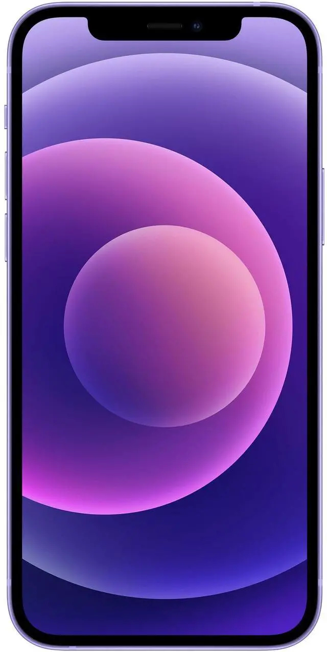 Alt view image 2 of 6 - Apple iPhone 12 64GB Fully Unlocked - Purple (Grade B+)