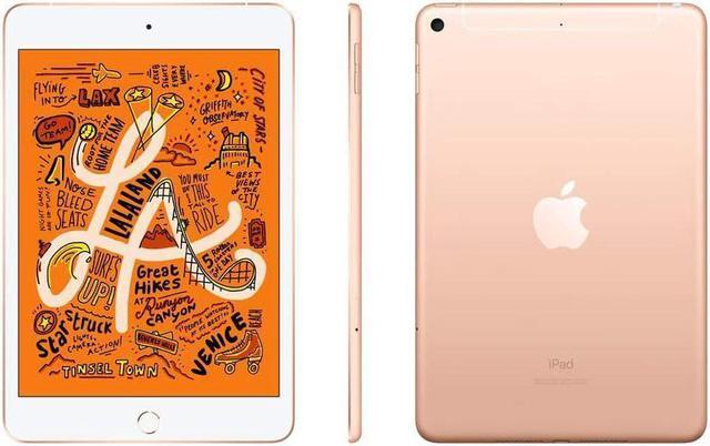 Alt view image 3 of 3 - Apple iPad Mini 5th Generation 64GB Gold Tablet (WiFi + Cellular Unlocked) Grade A