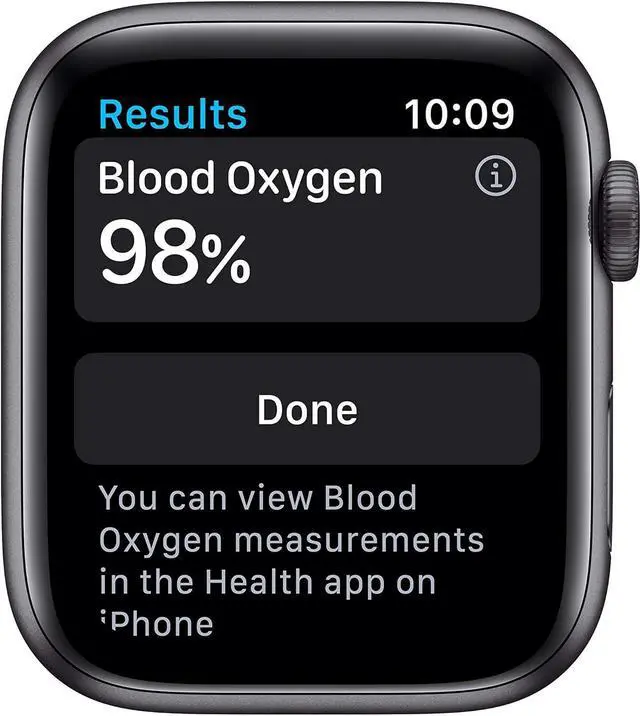 Alt view image 4 of 4 - Apple Watch Series 6 44mm (GPS + Cellular) Aluminum Space Gray + Midnight Sport Band | Grade B-