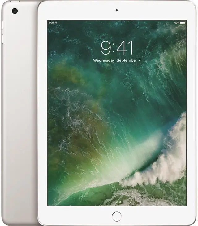 Main image of Apple iPad 5 (5th Gen) 2017 - 9.7" - 32GB - Wi-Fi Only - Silver - Grade B+