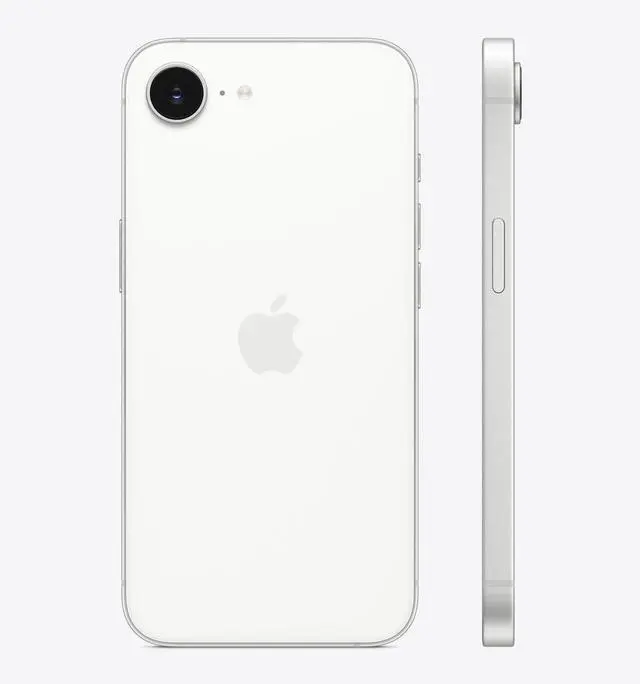 Alt view image 2 of 7 - Apple iPhone 16e - 128GB - White - Fully Unlocked - Grade B+