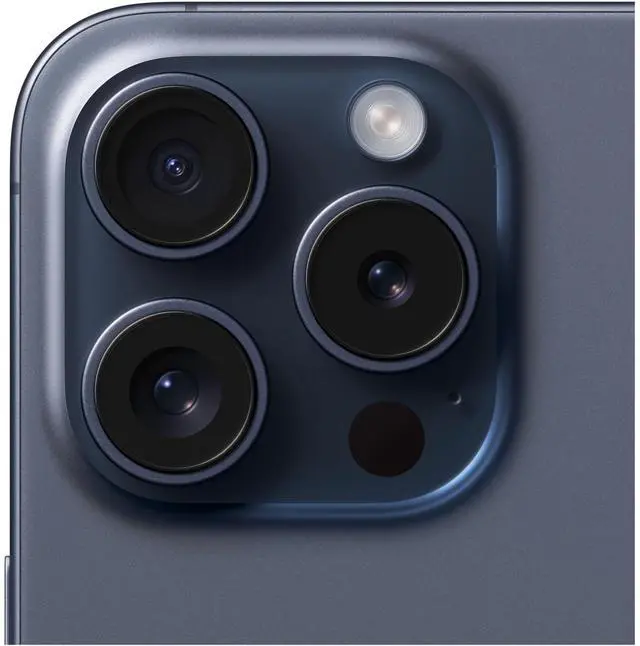Alt view image 4 of 5 - Apple iPhone 15 Pro Max 256GB Fully Unlocked - Blue Titanium (Grade B+)