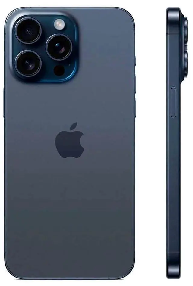 Alt view image 3 of 5 - Apple iPhone 15 Pro Max 256GB Fully Unlocked - Blue Titanium (Grade B+)