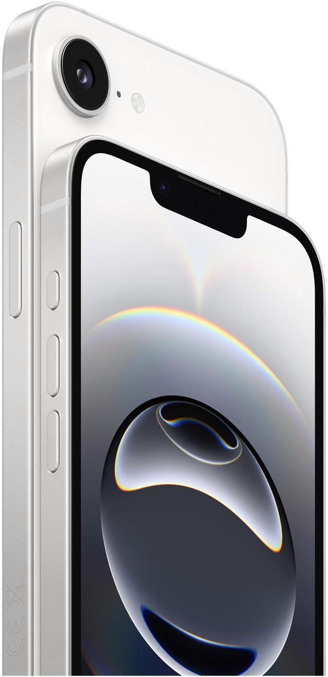 Alt view image 7 of 7 - Apple iPhone 16e - 128GB - White - Fully Unlocked - Grade B-