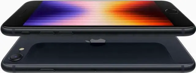 Alt view image 5 of 5 - Apple iPhone SE 3 2022 64GB Fully Unlocked Midnight - Grade A