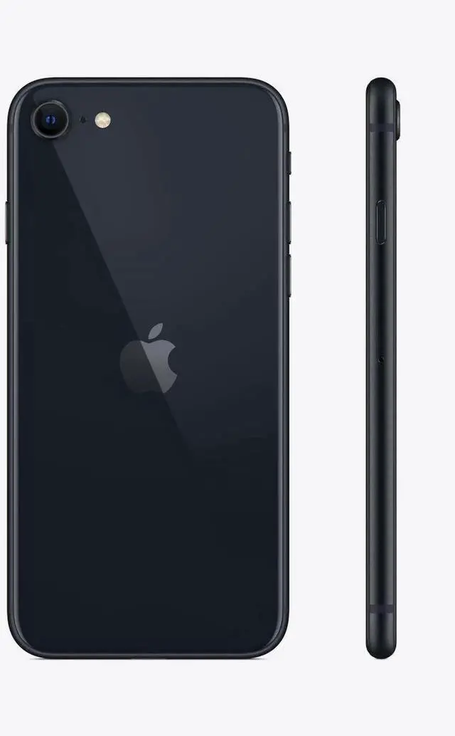 Alt view image 2 of 5 - Apple iPhone SE 3 2022 64GB Fully Unlocked Midnight - Grade A
