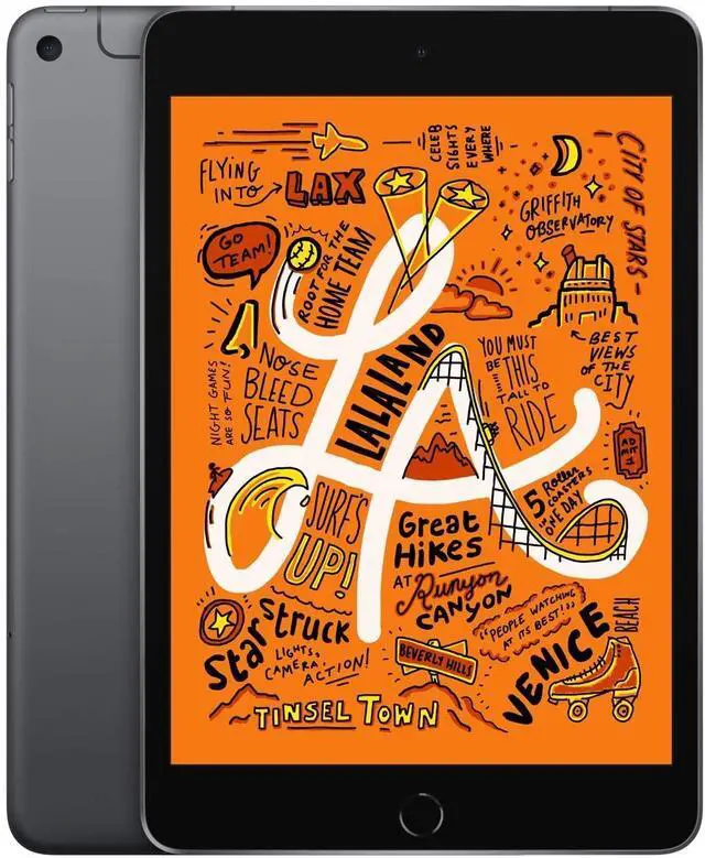 Main image of Apple iPad Mini 5 (2019) - 7.9" - 64GB - Wi-Fi + Cellular - Space Gray - Grade B-