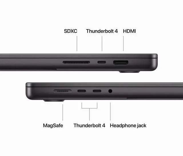Alt view image 5 of 5 - Apple MacBook Pro 16" 2023 Apple M3 Max 36GB RAM 1TB SSD Space Black (Grade B-)
