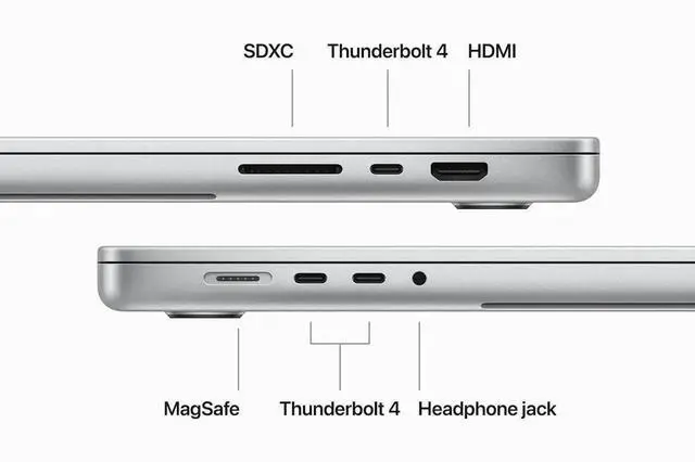 Alt view image 6 of 6 - Apple MacBook Pro 16" 2023 Apple M3 Pro 18GB RAM 512GB SSD Silver (Grade B-)