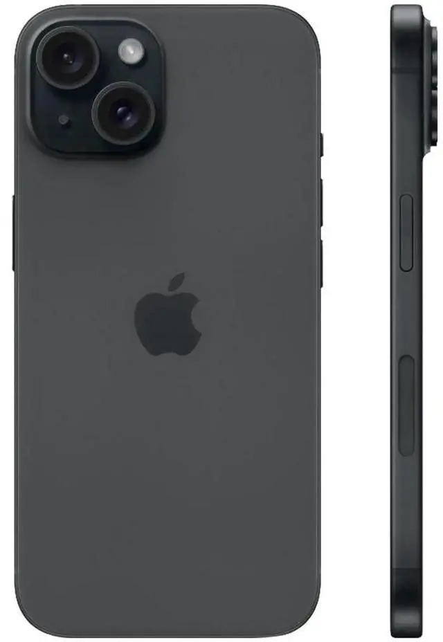 Alt view image 4 of 5 - Apple iPhone 15 Plus 256GB Fully Unlocked - Black (Grade B-)