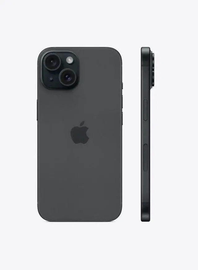 Alt view image 5 of 5 - Apple iPhone 15 512GB Fully Unlocked - Black (Grade B-)