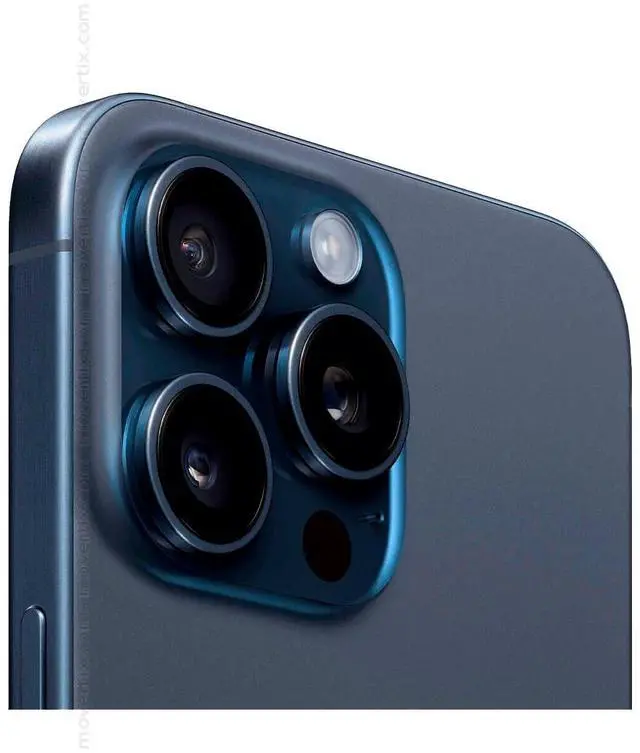 Alt view image 4 of 6 - Apple iPhone 15 Pro Max 1TB Fully Unlocked - Blue Titanium (Grade B+)