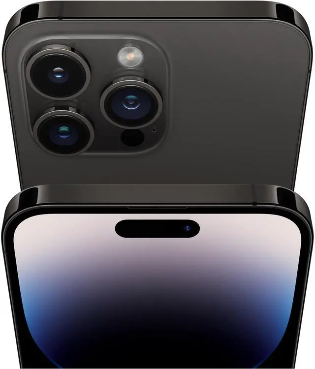 Alt view image 5 of 6 - Apple iPhone 14 Pro 128GB Fully Unlocked - Space Black (Grade B-)