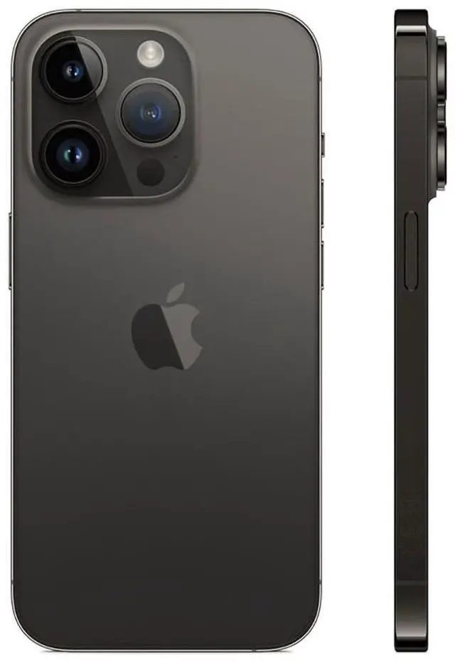 Alt view image 6 of 6 - Apple iPhone 14 Pro 128GB Fully Unlocked - Space Black (Grade B-)