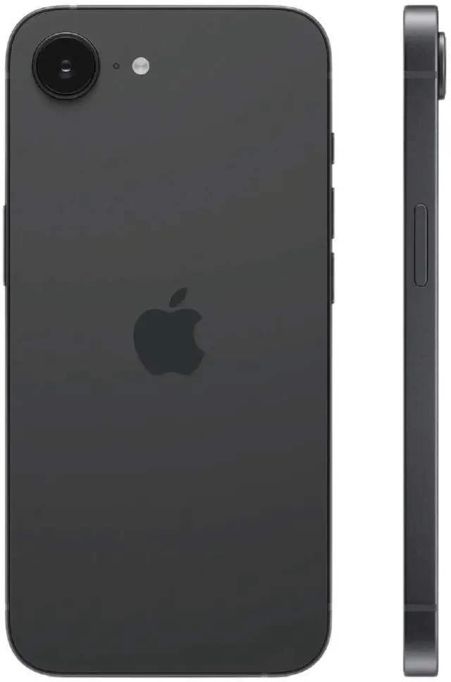 Alt view image 6 of 7 - Apple iPhone 16e 128GB Fully Unlocked - Black (Grade B-)
