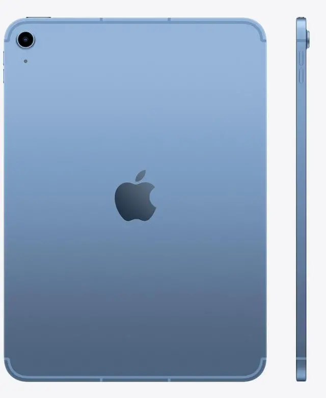 Alt view image 3 of 5 - Apple iPad 11 (11th Gen) 2025 - 11" - 128GB - Wi-Fi + Cellular - Blue (Grade B-)
