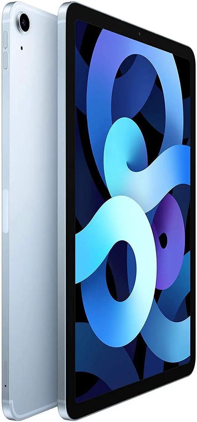 Alt view image 2 of 4 - Apple iPad Air 4 (4th Gen) 2020 - 10.9" - 256GB - Wi-Fi + Cellular - Sky Blue (Grade B+)