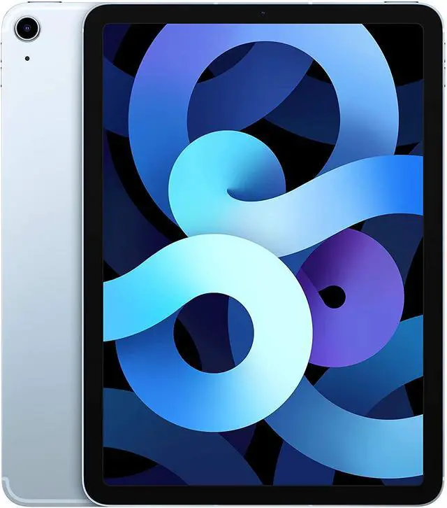 Main image of Apple iPad Air 4 (4th Gen) 2020 - 10.9" - 256GB - Wi-Fi + Cellular - Sky Blue (Grade B+)