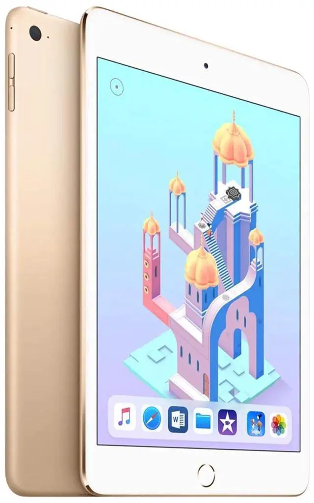 Alt view image 2 of 4 - Apple iPad mini 4 (4th Gen) 2015 - 128GB - Wi-Fi - 7.9" - Gold - Grade B-