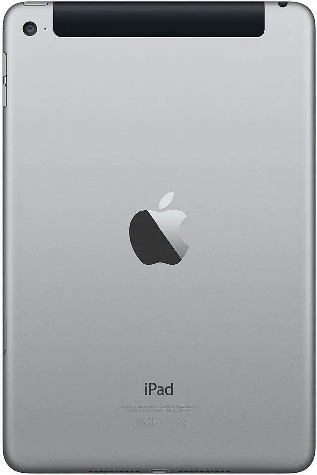 Alt view image 3 of 4 - Apple iPad mini 4 (4th Gen) 2015 - 128GB - Wi-Fi + Cellular - 7.9" - Space Gray - Grade B-