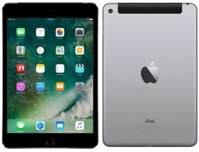 Alt view image 4 of 4 - Apple iPad mini 4 (4th Gen) 2015 - 128GB - Wi-Fi + Cellular - 7.9" - Space Gray - Grade B-