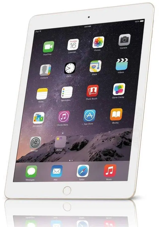 Alt view image 2 of 4 - Apple iPad Air 2 (2014) - 16GB - Gold - WiFi + Cellular - 9.7 Inch - Grade B+