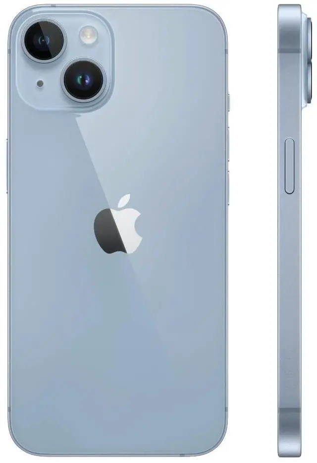 Alt view image 3 of 5 - Apple iPhone 14 128GB Fully Unlocked - Blue (Grade B+)