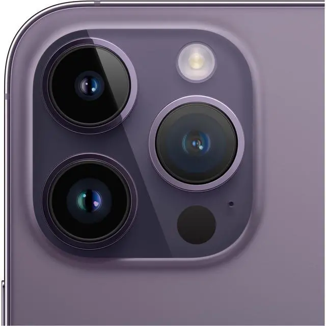 Alt view image 4 of 5 - Apple iPhone 14 Pro 128GB Fully Unlocked - Deep Purple (Grade B+)