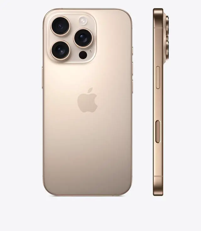 Alt view image 4 of 7 - Apple iPhone 16 Pro 1TB Fully Unlocked - Desert Titanium (Grade B+)