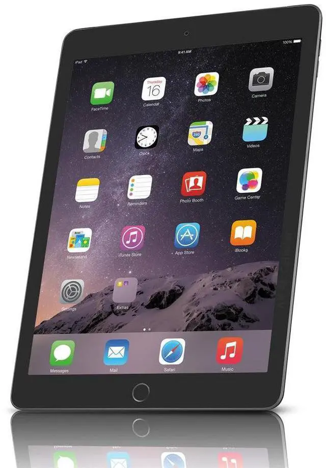 Alt view image 3 of 3 - Apple iPad Air 2 (2014) - 128GB - Space Gray - WiFi + Cellular - 9.7 Inch - Grade B+