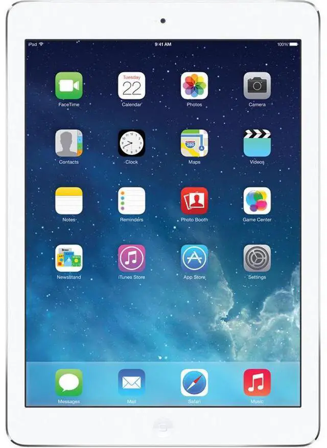 Alt view image 2 of 5 - Apple iPad Air 2 (2nd Gen) 64GB - Wi-Fi - 9.7" - Silver - (2014) - Grade B+