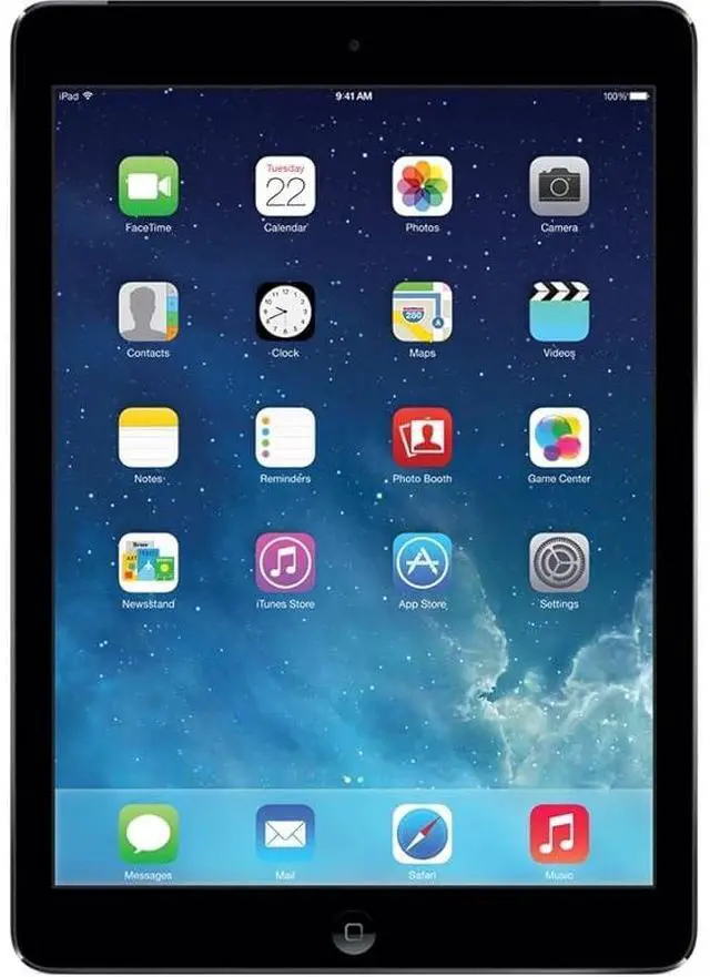 Alt view image 2 of 5 - Apple iPad Air 2 (2014) - 128GB - Space Gray - Wi-Fi - 9.7 Inch - Grade B+