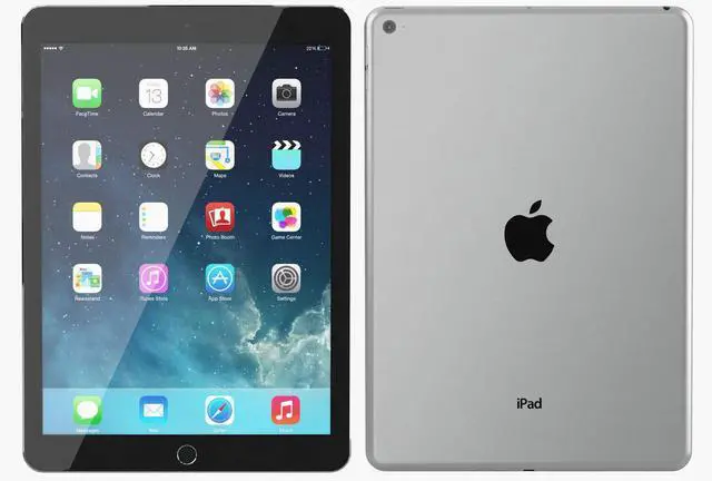 Alt view image 5 of 5 - Apple iPad Air 2 (2014) - 128GB - Space Gray - Wi-Fi - 9.7 Inch - Grade B+