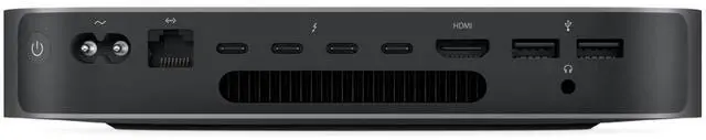 Alt view image 6 of 7 - Apple Mac mini 2018 Intel Core i3 128GB SSD 16GB RAM Space Gray - Grade B-